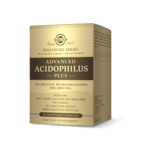 SOLGAR ADVANCED ACIDOPHILUS PLUS 60VCAP