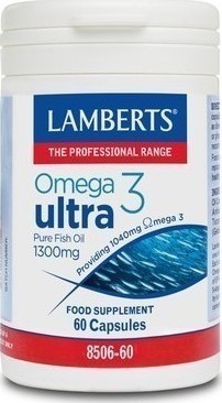 LAMBERTS OMEGA 3 ULTRA PURE FISH OIL 1300MG 60CAPS