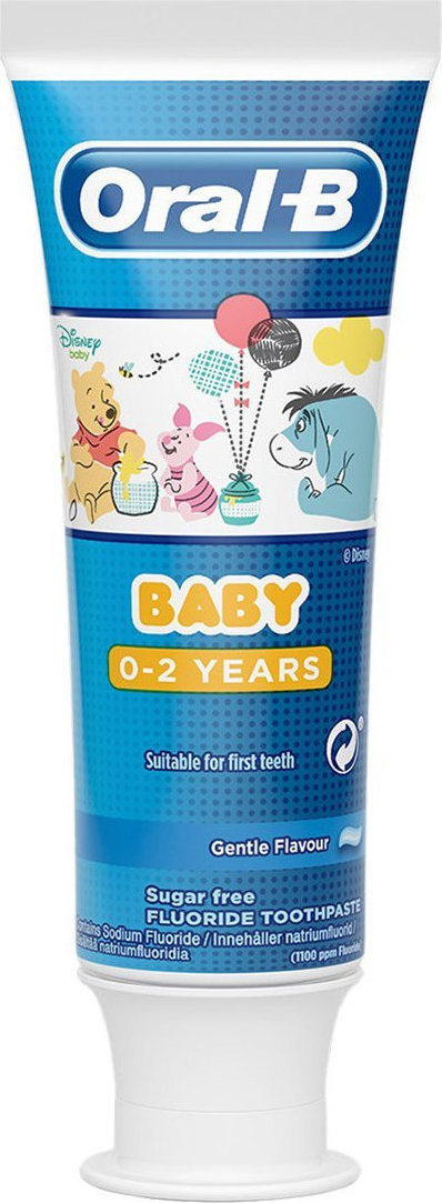 ORAL-B BABY TOOTHPASTE WINNIE THE POOH 0-2 ΕΤΩΝ 75ML