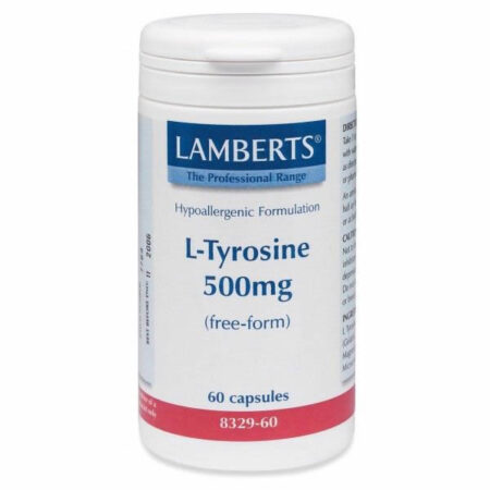 LAMBERTS L TYROSINE 500MG 60CAP