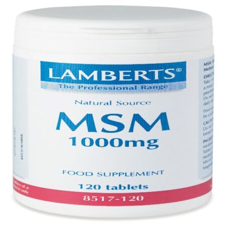 LAMBERTS MSM 1000MG 120TAB