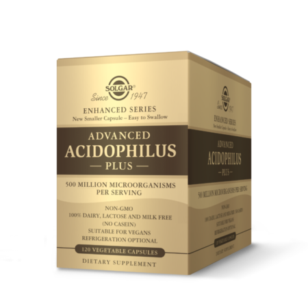 SOLGAR ADVANCED ACIDOPHILUS PLUS 120VCAP