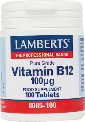 LAMBERTS VITAMIN B12 100MG 100 TABS