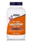 NOW NON-GMO LECITHIN 1200mg 200 SOFTGELS