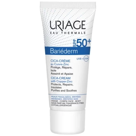 URIAGE BARIÉDERM CICA-CREAM WITH Cu-Zn SPF50+ 40ML