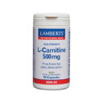 LAMBERTS L-CARNITINE 500mg NEW HIGHER STRENGHT 60caps