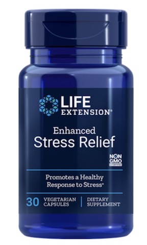 LIFE EXTENSION ENHANCED STRESS RELEIF 30 VEG. CAPS
