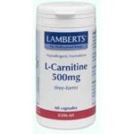 LAMBERTS L-CARNITINE 500mg NEW HIGHER STRENGHT 60caps