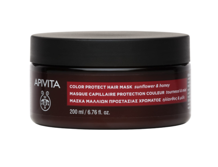 APIVITA COLOR PROTECT HAIR MASK WITH SUNFLOWER & HONEY 200ML