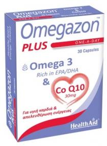 HEALTH AID OMEGAZON PLUS OMEGA 3 & CoQ10 30CAPS