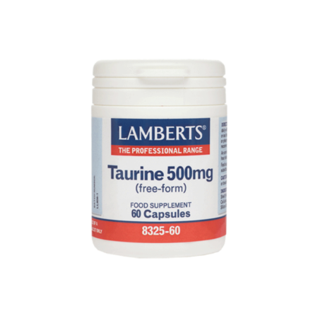 LAMBERTS TAURINE 500MG 60CAP