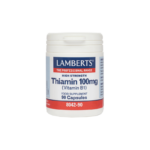 LAMBERTS THIAMIN 100MG (VIT B1) 90CAPS11,20