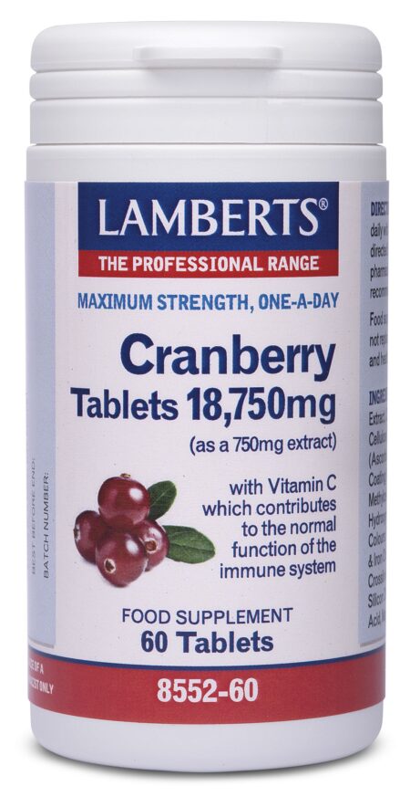 LAMBERTS CRANBERRY 18,750MG 60TABS