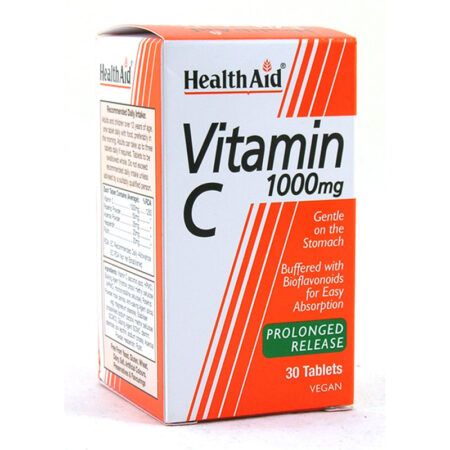 HEALTH AID VITAMIN C 1000MG PROLONGED RELEASE TABLETS 30'S