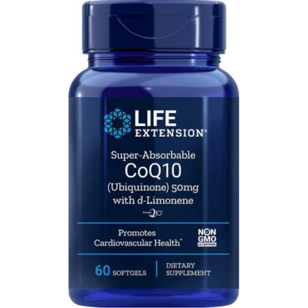 Life Extension Super-Absorbable CoQ10™ 50MG with d-Limonene 60 soft gels (ΦΙΚΙΩΡΗΣ)