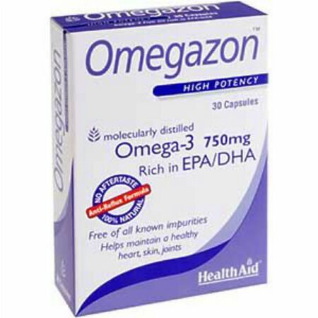 HEALTH AID OMEGAZON 750MG 30CAPS -BLISTER