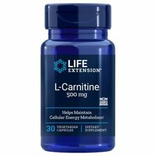 LIFE EXTENSION L-CARNITINE 500MG 30 VEG. CAPS