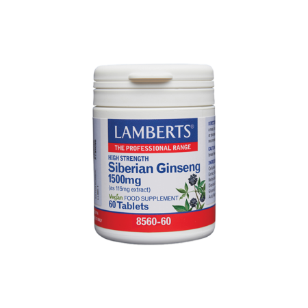 LAMBERTS SIBERIAN GINSENG 1500MG 60TABS