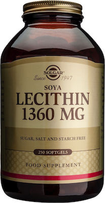 SOLGAR LECITHIN 1360MG SOFTGELS 250S
