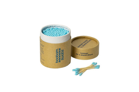 BOOBAM COTTON SWABS ΒΙΟΔΙΑΣΠΩΜΕΝΕΣ ΜΠΑΤΟΝΕΤΕΣ ΓΑΛΑΖΙΟ 200ΤΜΧ