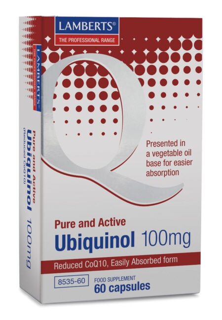Lamberts Ubiquinol 100mg 60 Κάψουλες