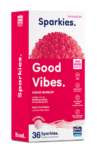 Sparkies Good Vibes 36 Effervescent Microbeads (Lychee flavor)