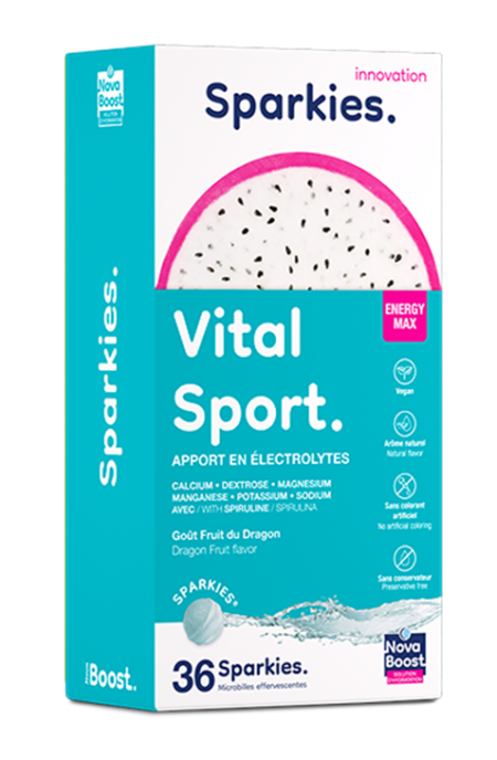 Sparkies Vital Sport 36 Effervescent Microbeads (Dragon fruit flavour)