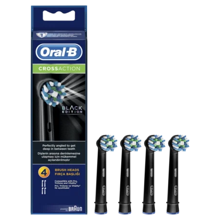 ORAL B ΑΝΤΑΛΛΑΚΤΙΚΑ CROSS ACTION BLACK 4TEM