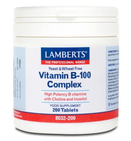 LAMBERTS VIT. B 100 COMPLEX 200TABS