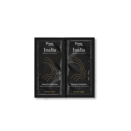 INALIA INTENSIVE EXFOLIATION SMOOTH + GLOW FACE SCRUB 8ML PR(+INALIA HYDROGEL FACE MASK 8ML)