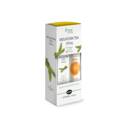 POWER MOUNTAIN TEA 20 EFF. TABS PR(+ΔΩΡΟ VITAMIN C 500MG 20 EFF. TABS