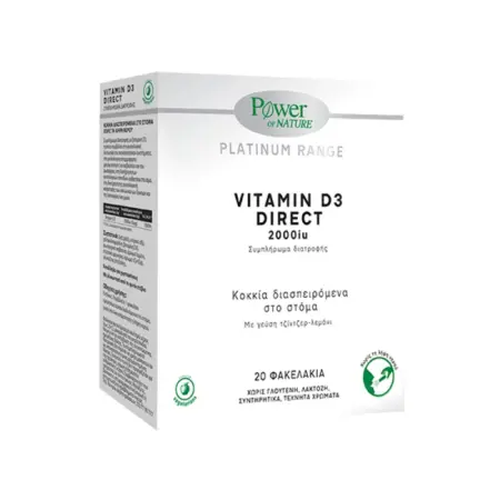 POWER PLATINUM VITAMIN D3 DIRECT 2000IU 20S STICKS