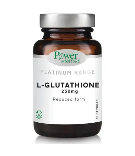 POWER PLATINUM L-GLUTATHIONE 250MG 30S CAPS
