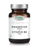 POWER PLATINUM MAGNESIUM 350MG + VITAMIN B6 12MG 30S CAPS