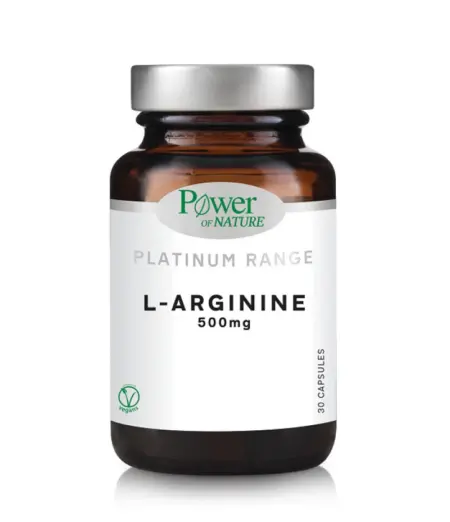 POWER PLATINUM L-ARGININE 500MG 30S CAPS