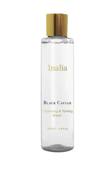 INALIA BLACK CAVIAR CLEANSING + TONING WATER 200ML