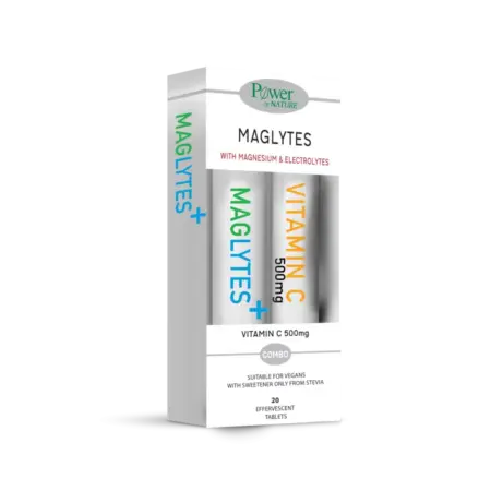 POWER MAGLYTES STEVIA 20S + ΔΩΡΟ VIT-C500MG 20S