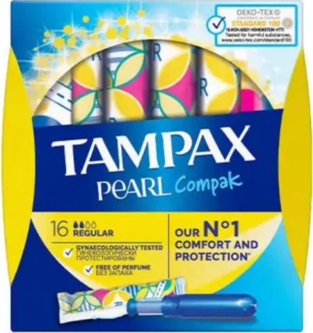 TAMPAX COMPAK PEARL REGULAR 16ΤΜΧ