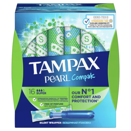 TAMPAX COMPAK PEARL SUPER 16TMX