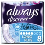 ALWAYS DISCREET ΣΕΡΒ/ΤΕΣ PADS LONG PLUS 8ΤΜΧ
